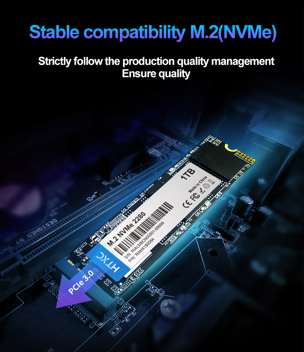 1TB SSD M.2 NVMe PCIe 3.0 Solid State Drive