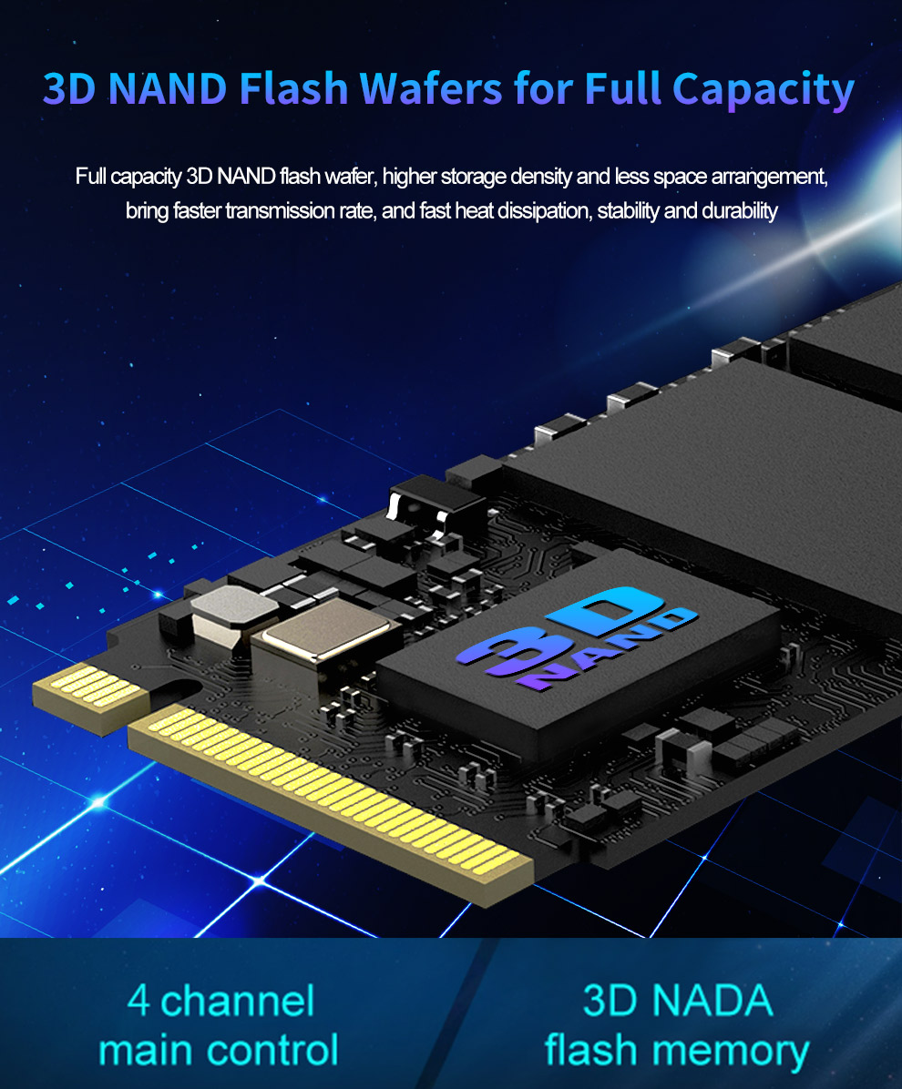1TB SSD M.2 NVMe PCIe 3.0 Solid State Drive